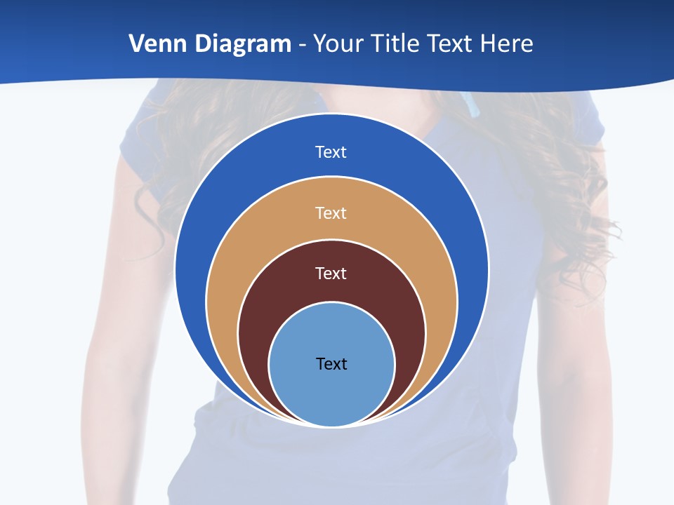 People Girl Attractive PowerPoint Template