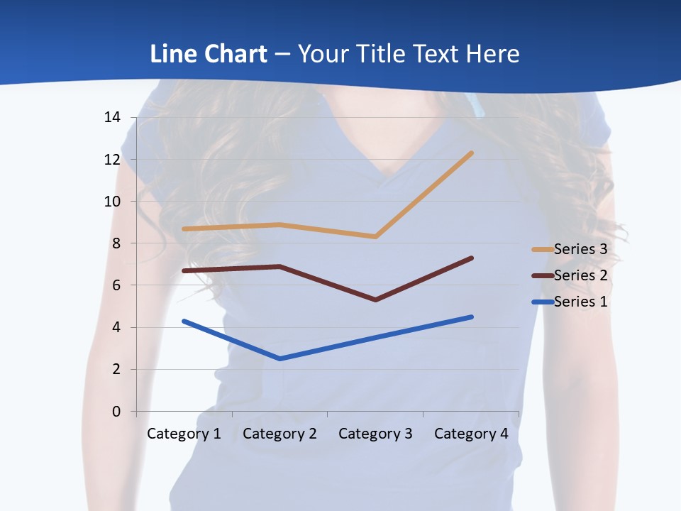 People Girl Attractive PowerPoint Template