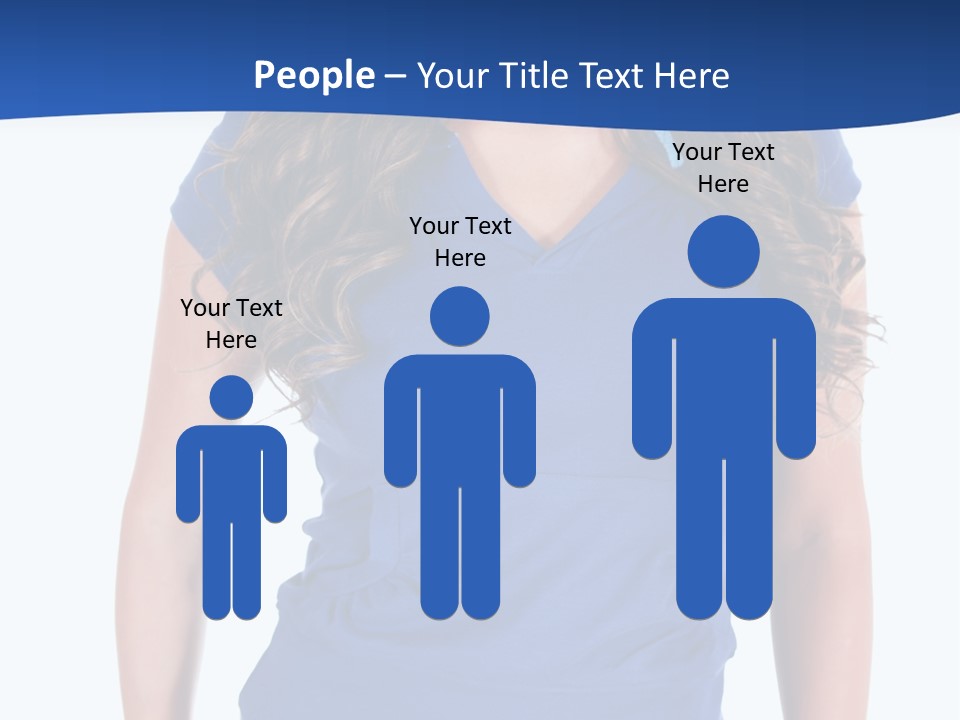 People Girl Attractive PowerPoint Template