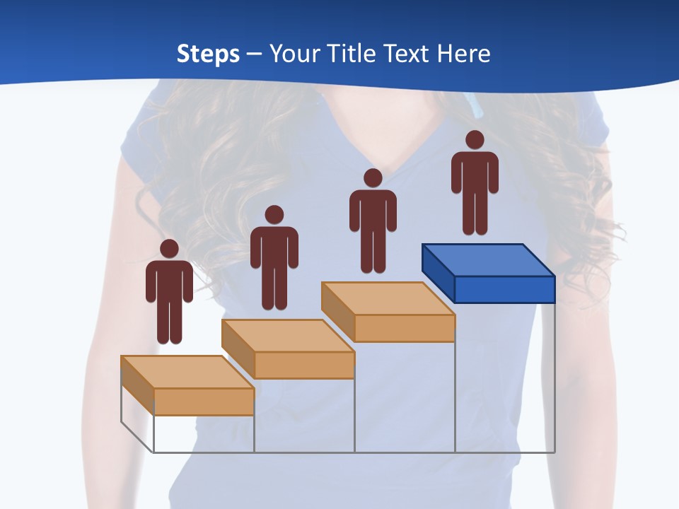 People Girl Attractive PowerPoint Template