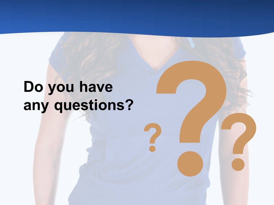 People Girl Attractive PowerPoint Template