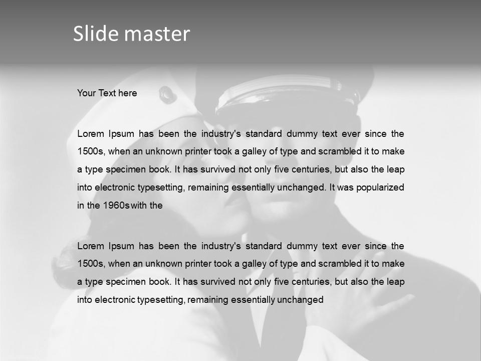 Romantic Close Up Historical PowerPoint Template