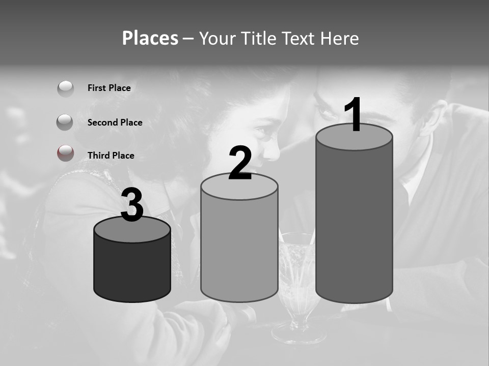 Man Restaurants Spouses PowerPoint Template