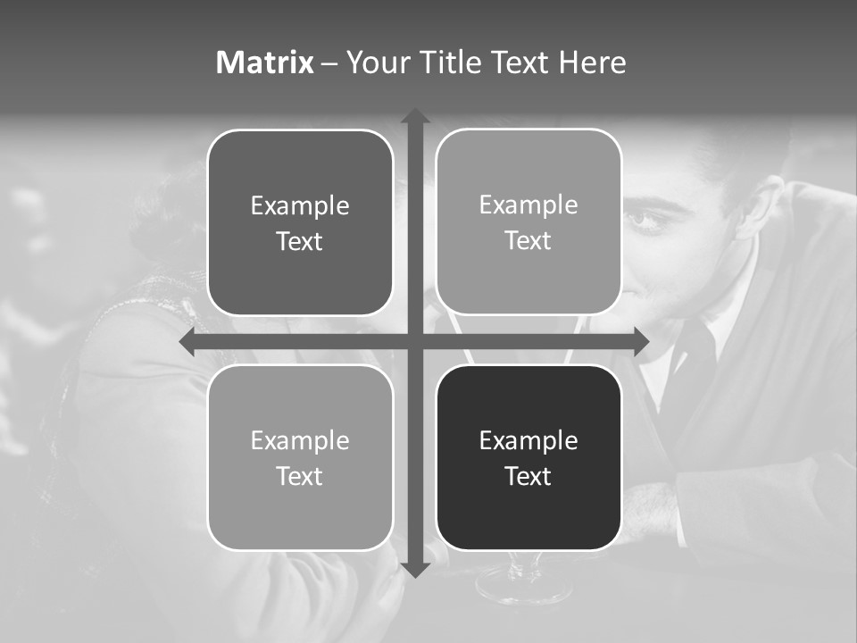 Man Restaurants Spouses PowerPoint Template