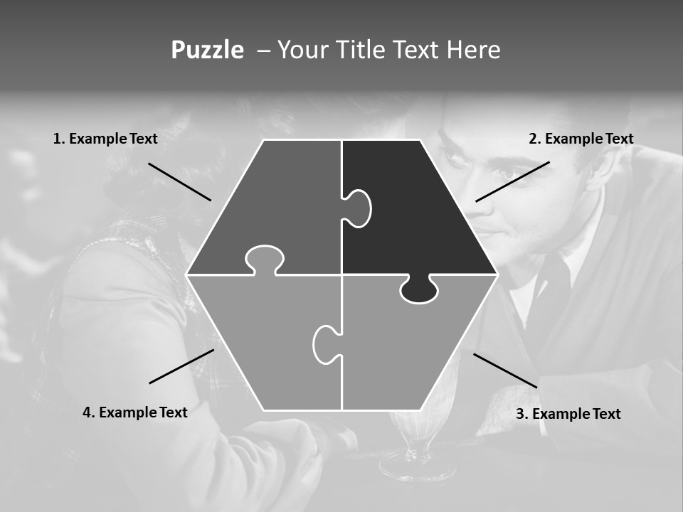 Man Restaurants Spouses PowerPoint Template