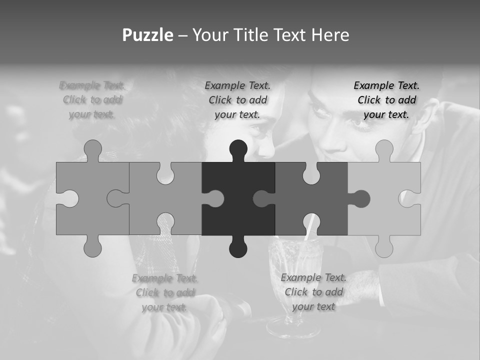 Man Restaurants Spouses PowerPoint Template