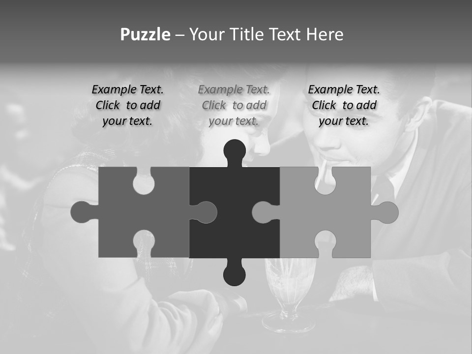 Man Restaurants Spouses PowerPoint Template