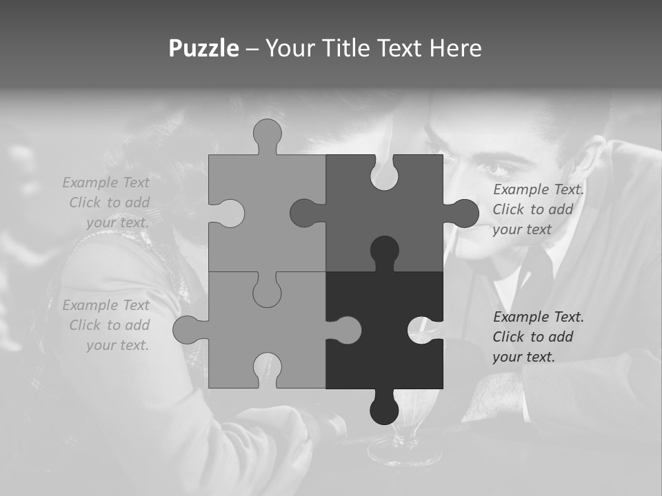 Man Restaurants Spouses PowerPoint Template