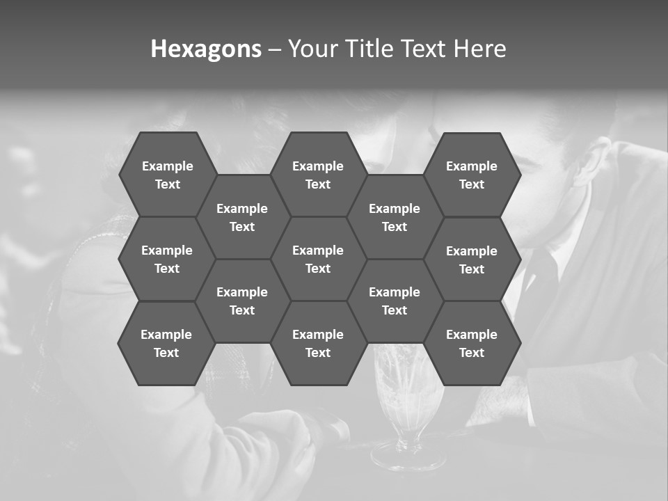 Man Restaurants Spouses PowerPoint Template