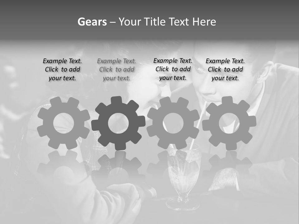 Man Restaurants Spouses PowerPoint Template