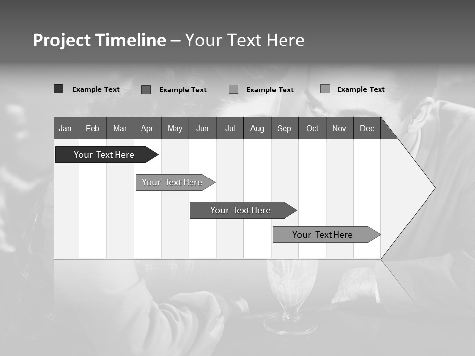 Man Restaurants Spouses PowerPoint Template