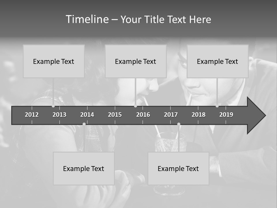 Man Restaurants Spouses PowerPoint Template
