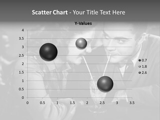 Man Restaurants Spouses PowerPoint Template