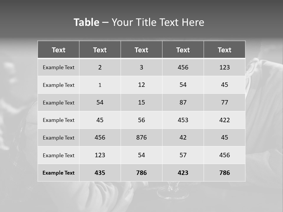 Man Restaurants Spouses PowerPoint Template