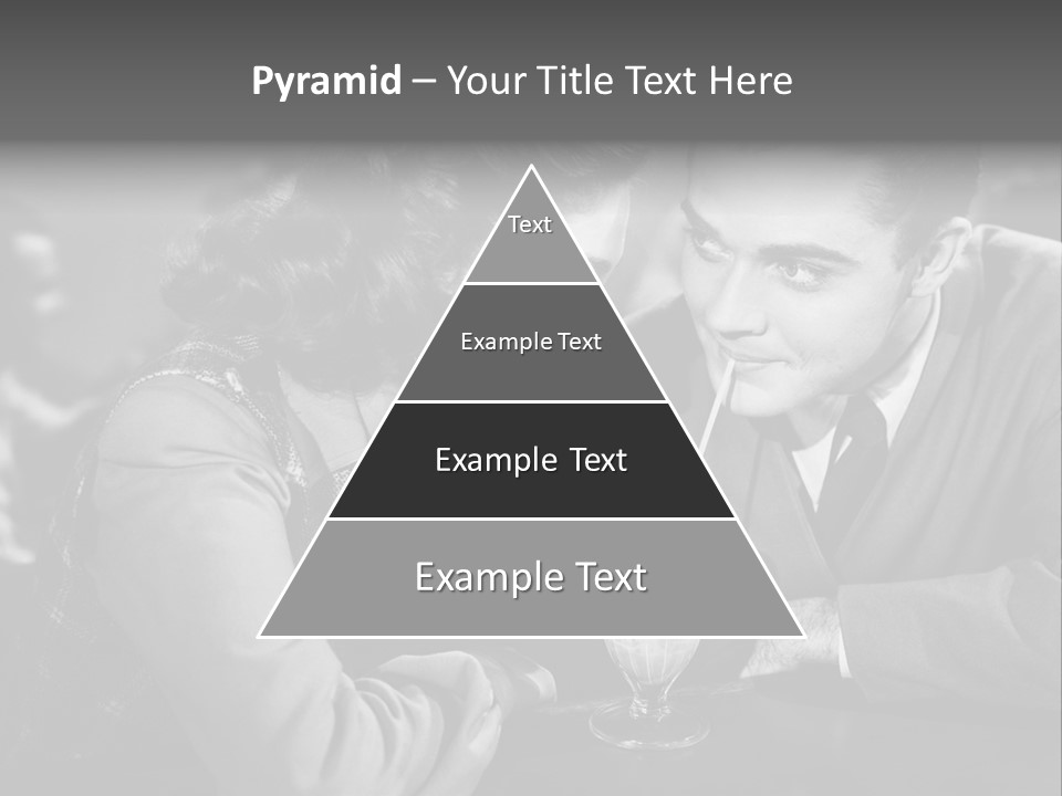 Man Restaurants Spouses PowerPoint Template