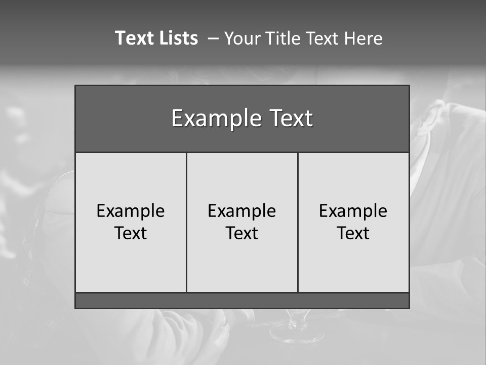 Man Restaurants Spouses PowerPoint Template