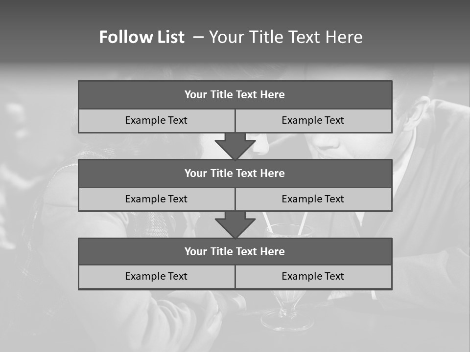 Man Restaurants Spouses PowerPoint Template