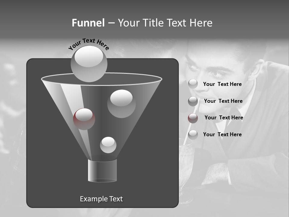 Man Restaurants Spouses PowerPoint Template