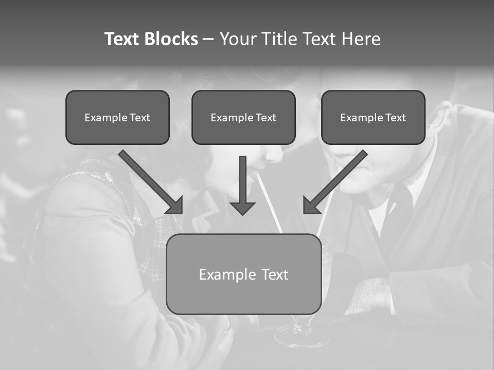 Man Restaurants Spouses PowerPoint Template