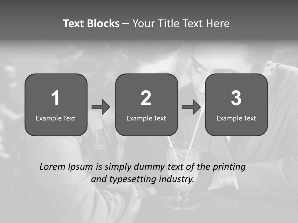 Man Restaurants Spouses PowerPoint Template