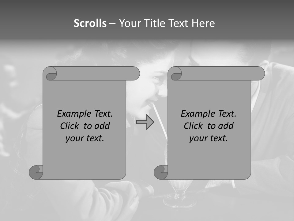 Man Restaurants Spouses PowerPoint Template