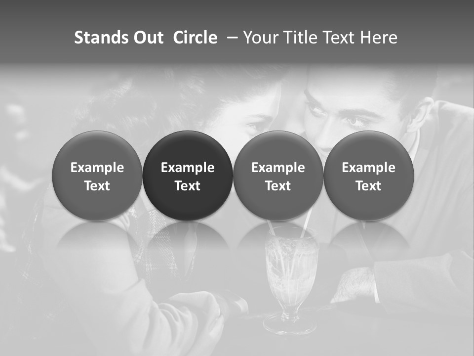 Man Restaurants Spouses PowerPoint Template