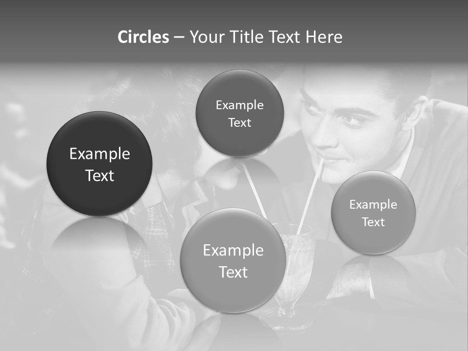 Man Restaurants Spouses PowerPoint Template