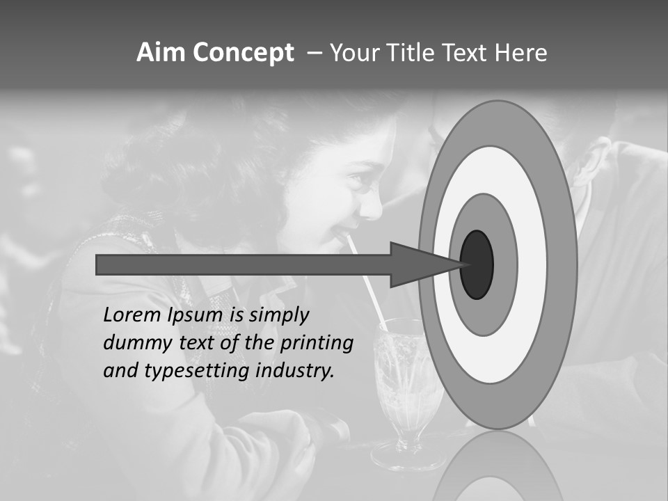 Man Restaurants Spouses PowerPoint Template