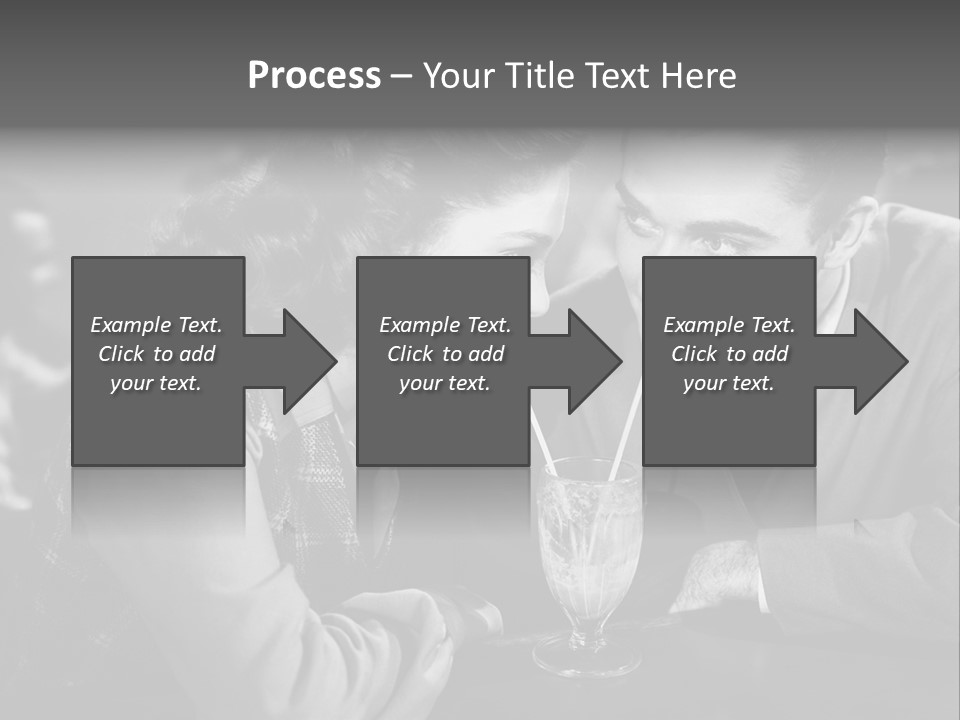 Man Restaurants Spouses PowerPoint Template