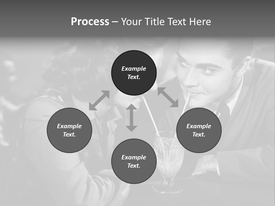 Man Restaurants Spouses PowerPoint Template