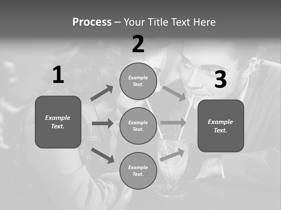 Man Restaurants Spouses PowerPoint Template