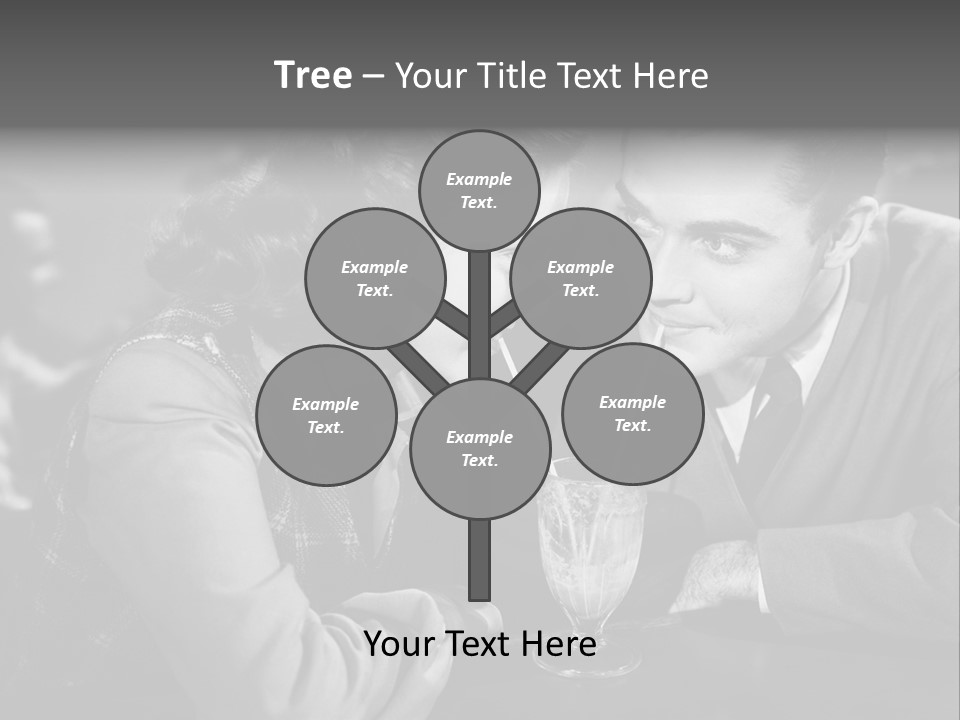 Man Restaurants Spouses PowerPoint Template