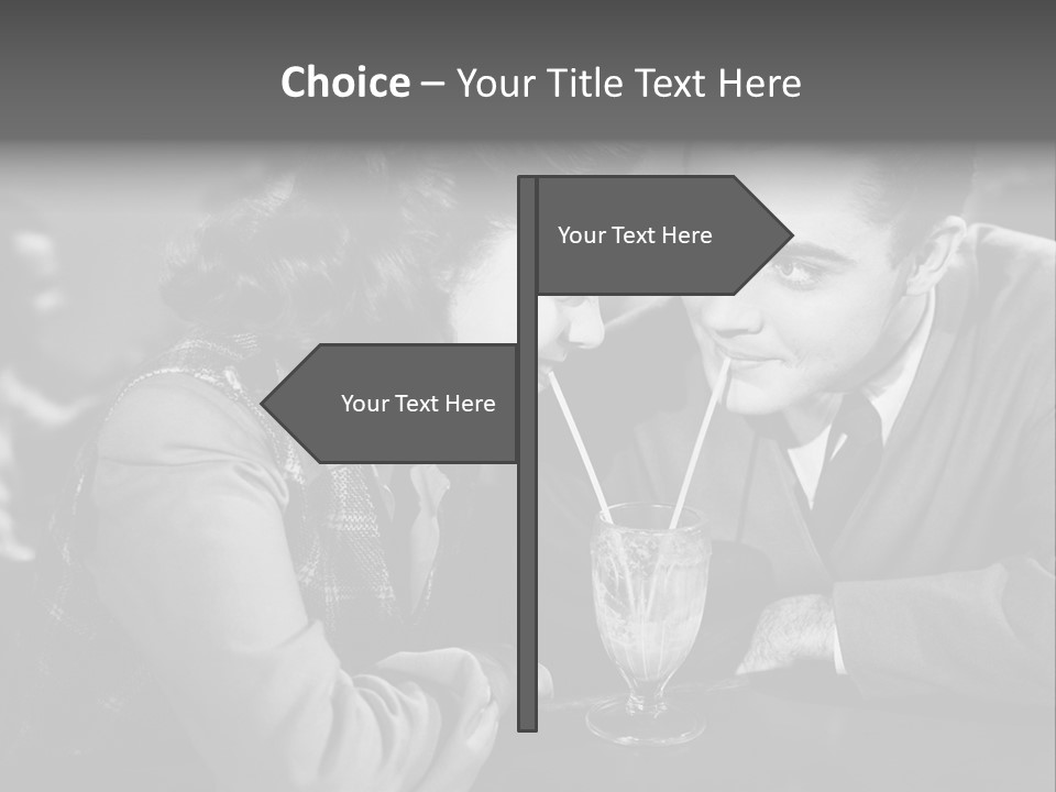 Man Restaurants Spouses PowerPoint Template