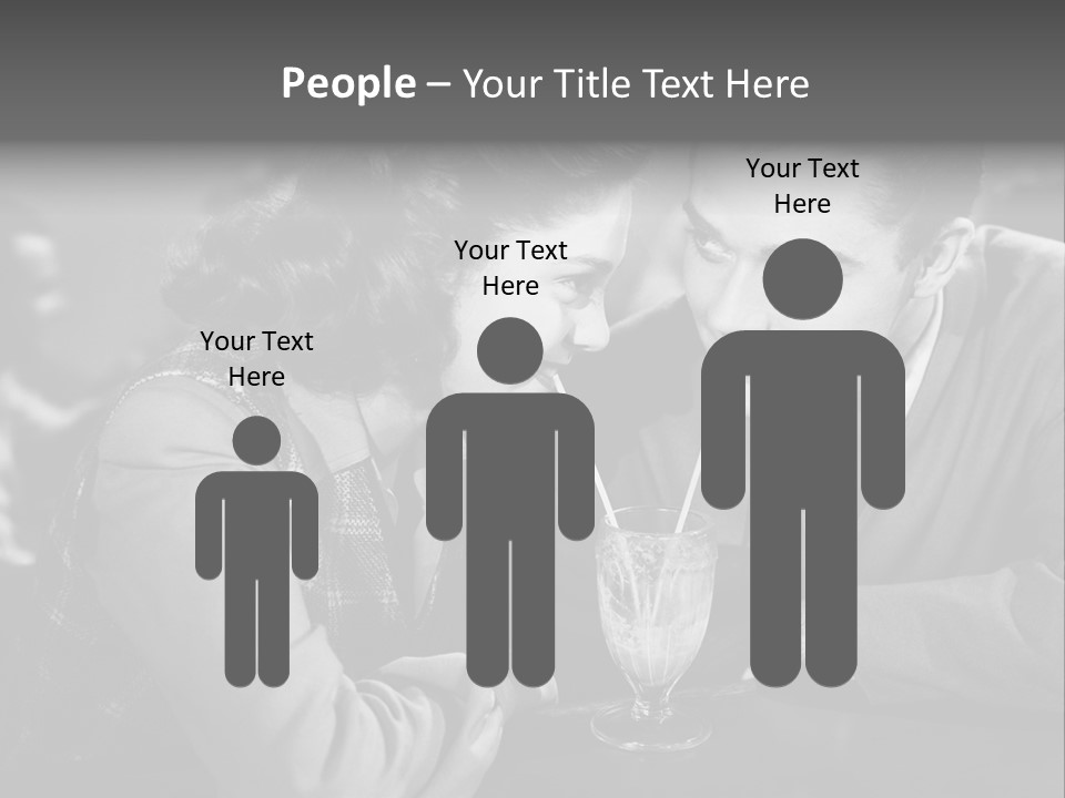 Man Restaurants Spouses PowerPoint Template