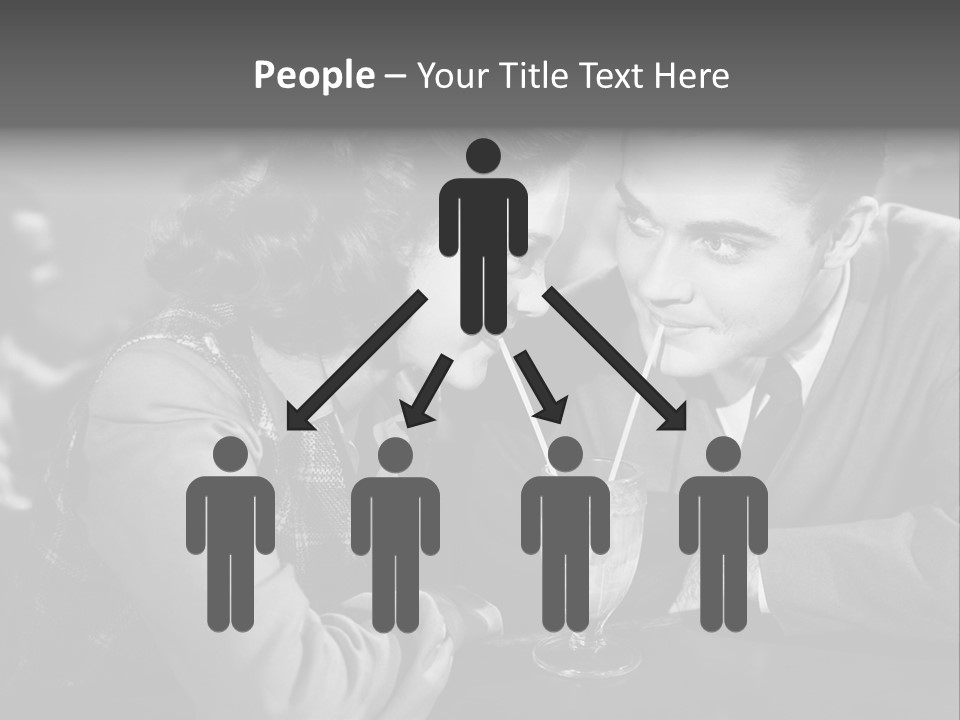 Man Restaurants Spouses PowerPoint Template