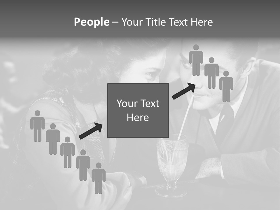 Man Restaurants Spouses PowerPoint Template