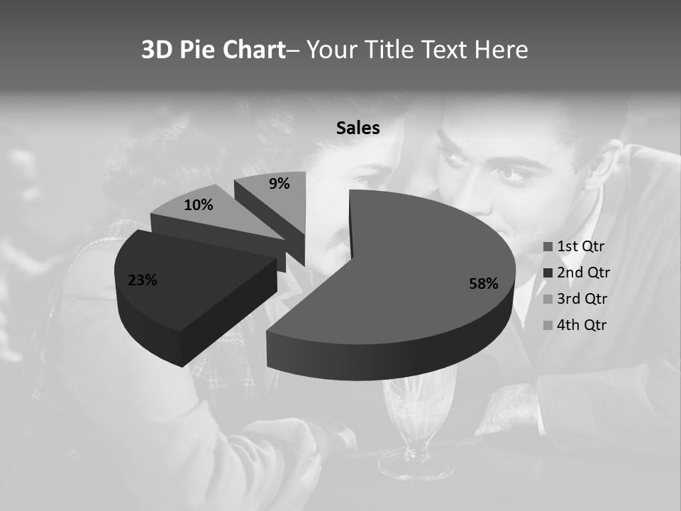 Man Restaurants Spouses PowerPoint Template