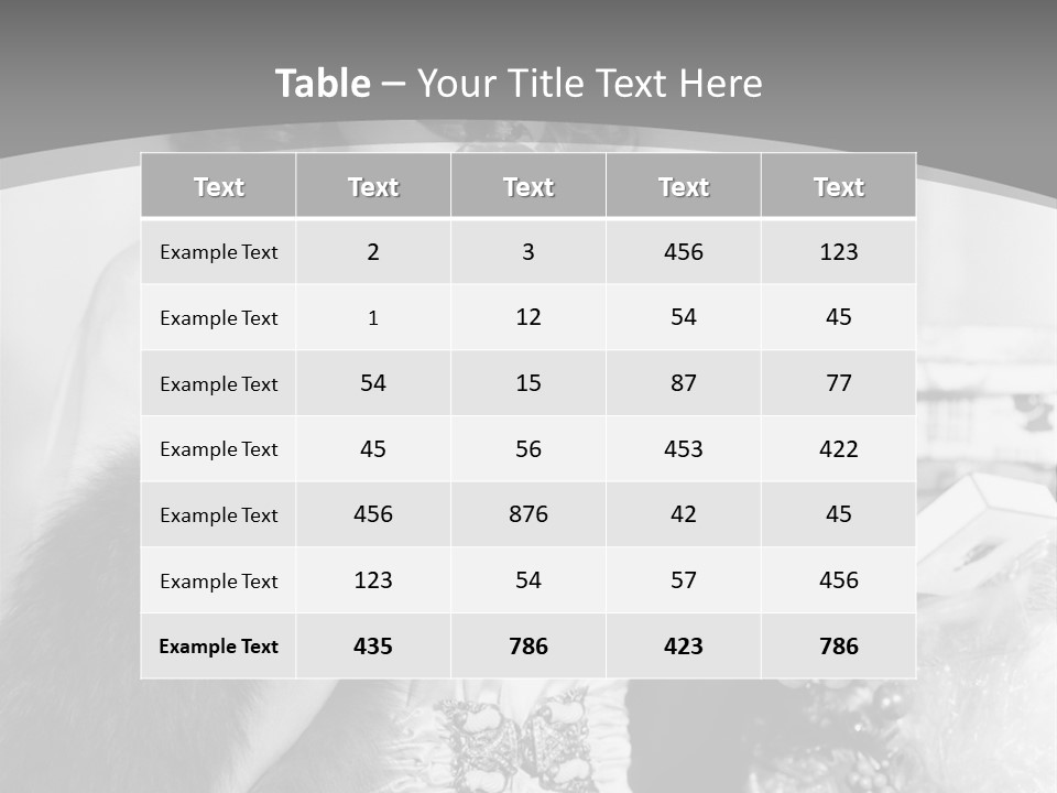 A Woman Talking On A Phone While Wearing A Fur Stole PowerPoint Template