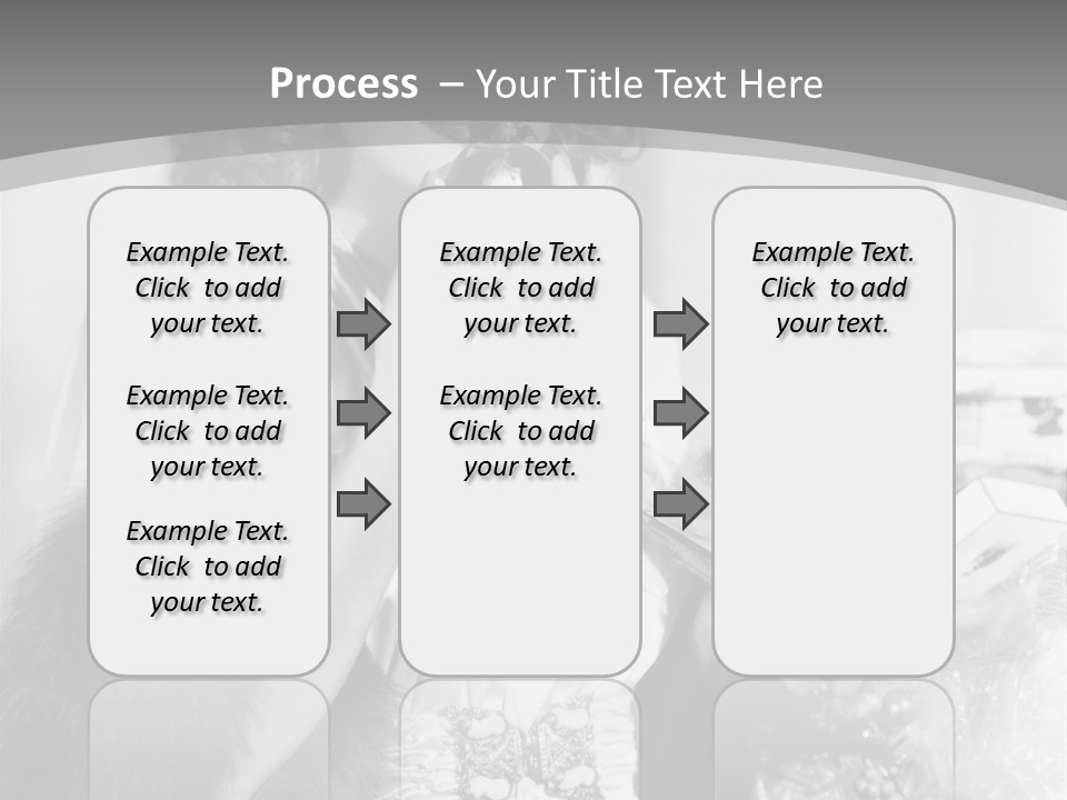A Woman Talking On A Phone While Wearing A Fur Stole PowerPoint Template