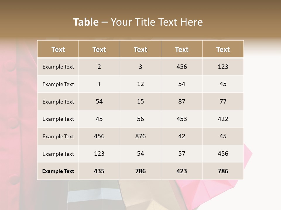 Glamour Transaction  PowerPoint Template