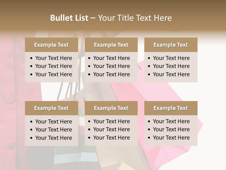Glamour Transaction  PowerPoint Template