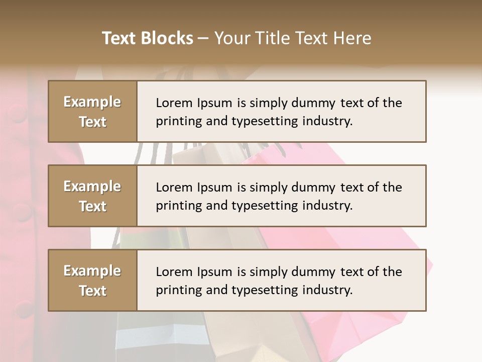 Glamour Transaction  PowerPoint Template