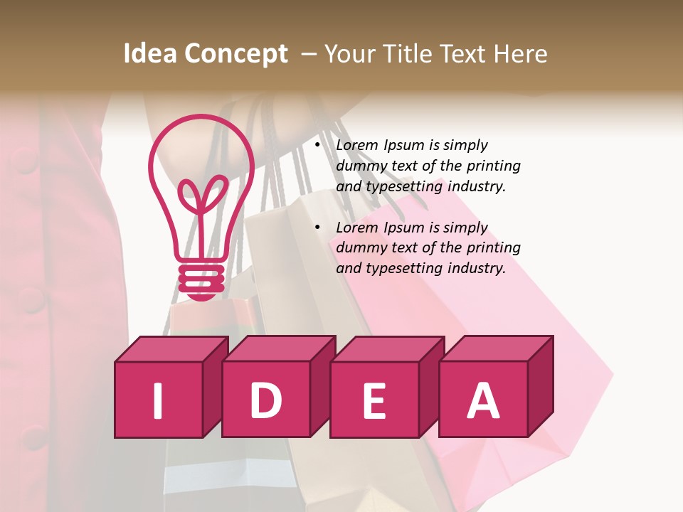 Glamour Transaction  PowerPoint Template