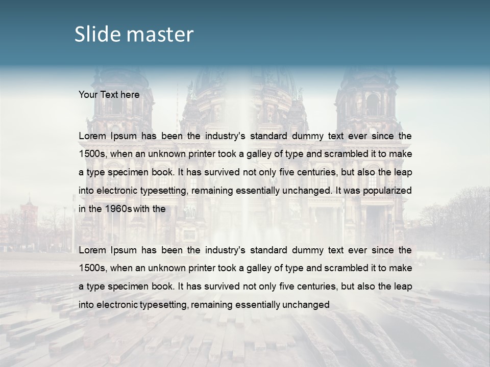 Lobby Smile Pretty PowerPoint Template