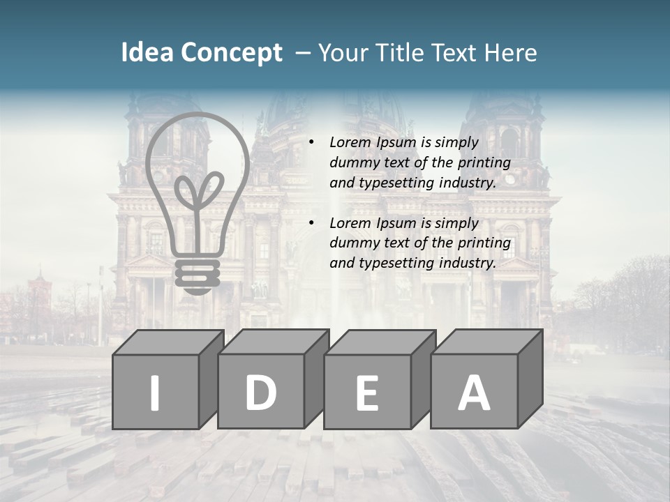 Lobby Smile Pretty PowerPoint Template