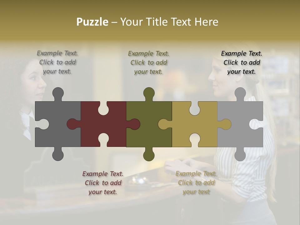 Lobby Smile Pretty PowerPoint Template