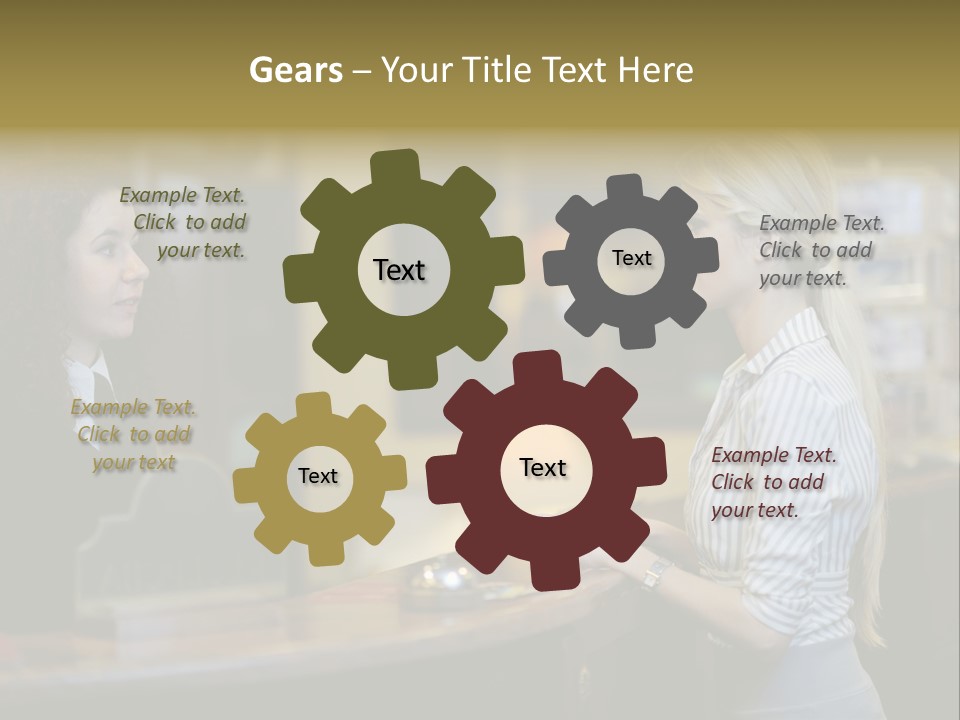 Lobby Smile Pretty PowerPoint Template