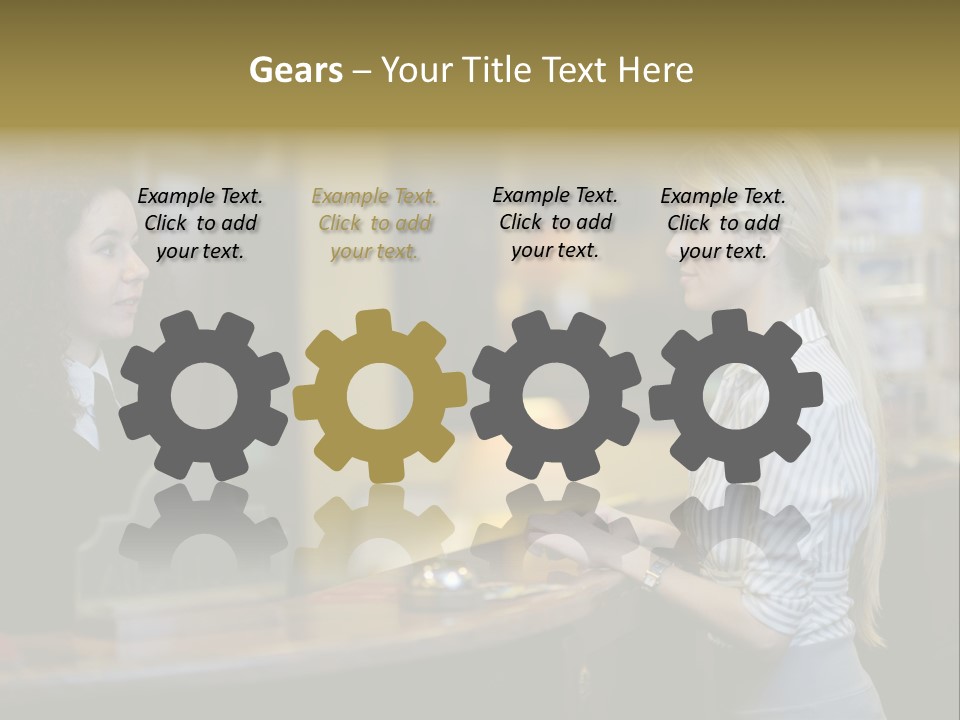 Lobby Smile Pretty PowerPoint Template