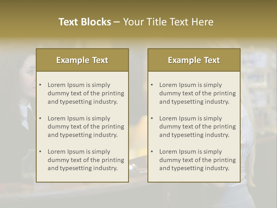 Lobby Smile Pretty PowerPoint Template