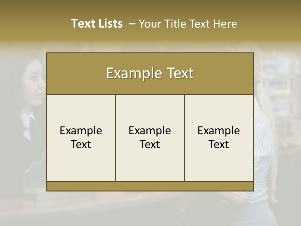 Lobby Smile Pretty PowerPoint Template